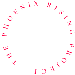 Circular text logo, Phoenix Rising Project